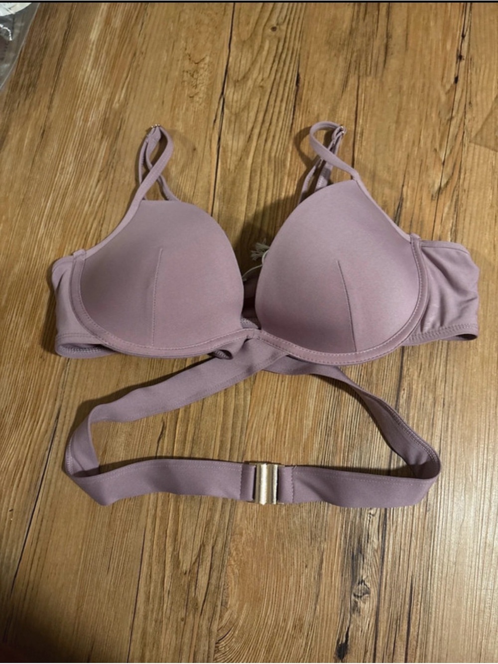 Lunalae Lilah bra Mauve Lightly Padded underwire with back Clasp